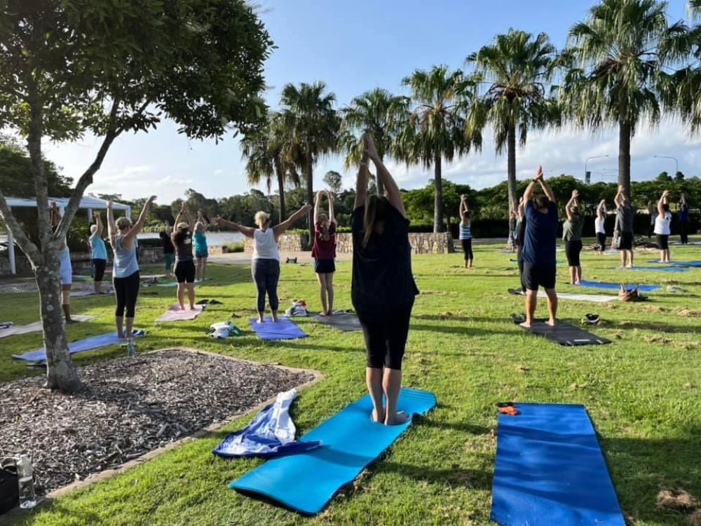 Yoga at Lake Eden